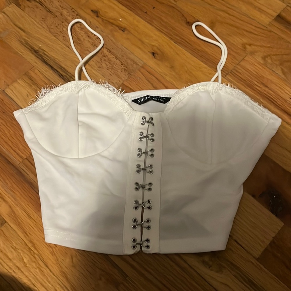COPY - White corset cami